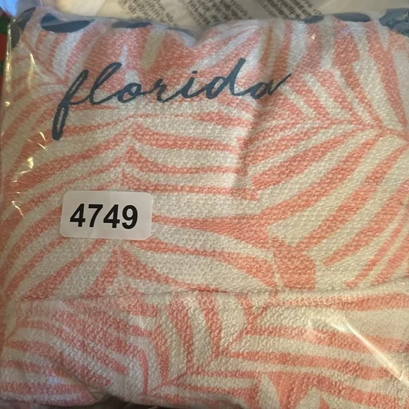 Ocean Drive Pink & White Siesta Key Hoodie - Picture 6 of 6